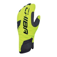 Chiba Winter-Fahrradhandschuhe BioXCell Warm neongelb - 1 Paar